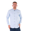 Mineral Lolland Tailored Fit Oxford Shirt - Artic Blue - jjdonnelly