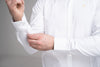 Vichi Slim Fit Stretch Shirt - White - jjdonnelly