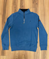 Mineral Kentucky Half Zip Sweatshirt - Blue - JJ Donnelly