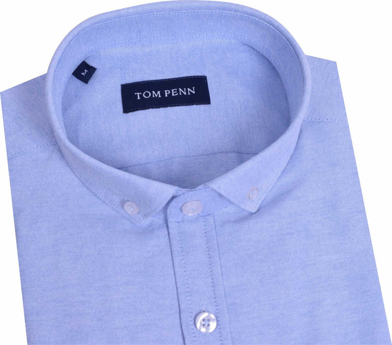 Tom Penn Oxford Shirt - Blue