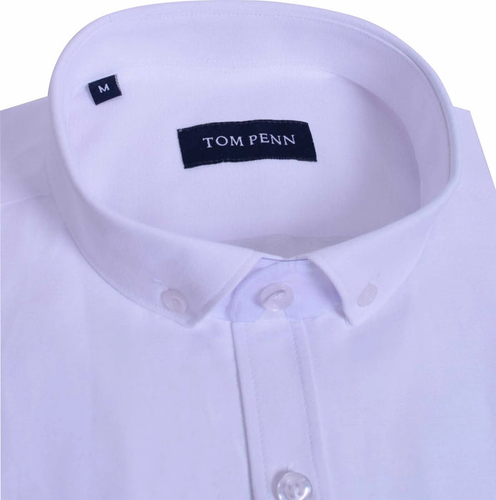 Tom Penn Oxford Shirt - White