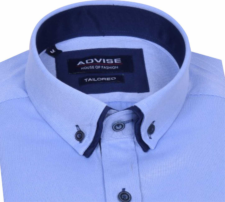 Advise Tailored Shirt - Blue - jjdonnelly