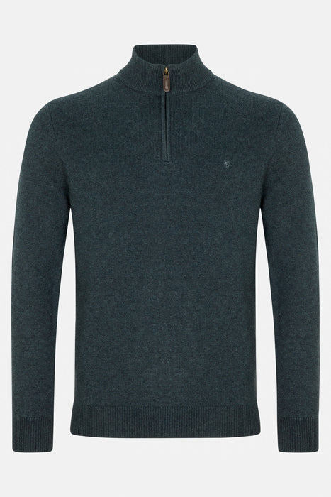 Benetti Franco 1/4 Zip - Teal