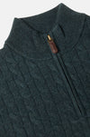 Benetti Grant 1/4 Zip - Teal - jjdonnelly