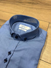 Vichi Oxford Slim Fit Shirt - Denim - jjdonnelly