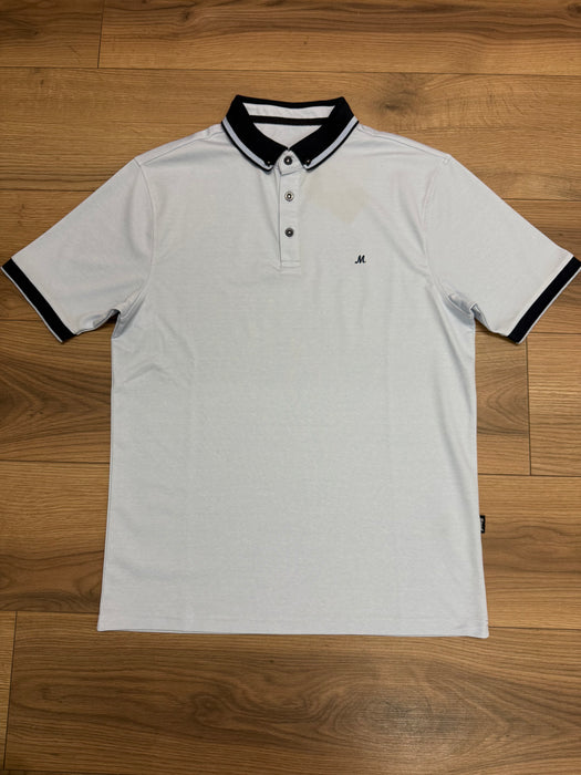 Mineral Marix Tailored Fit Polo Shirt - Sky - jjdonnelly