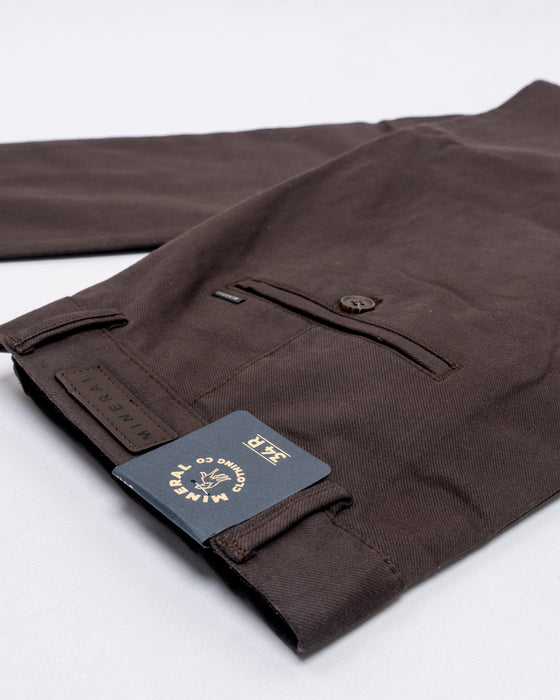 Mineral Wilde Straight Leg Chino - Brown - jjdonnelly