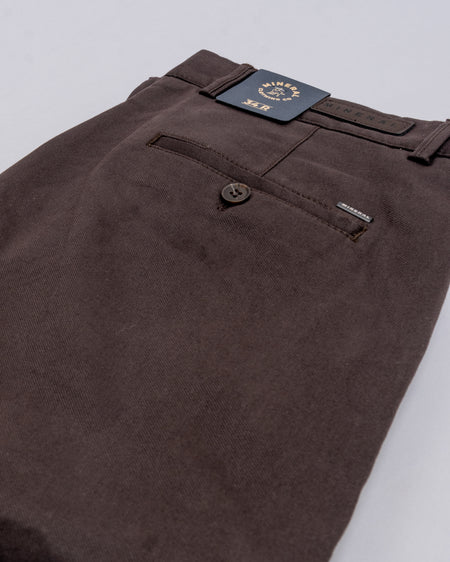 Mineral Wilde Straight Leg Chino - Brown - jjdonnelly