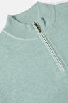 Benetti Julius 1/4 Zip Knitwear - Sage - jjdonnelly