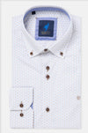 Benetti Alex Modern Fit Shirt - Rust - jjdonnelly