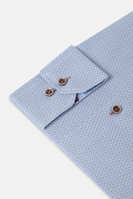 Benetti Cole Modern Fit Shirt - Coffee - jjdonnelly