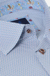 Benetti Cole Modern Fit Shirt - Coffee - jjdonnelly