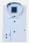 Benetti Roger Modern Fit Shirt -Sky - jjdonnelly