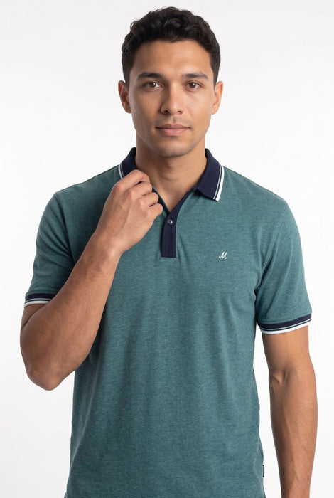 Mineral Beck Polo - Pacific Green