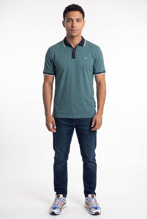 Mineral Beck Polo - Pacific Green