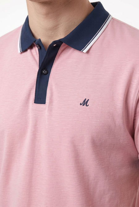 Mineral Beck Polo - Pink - jjdonnelly
