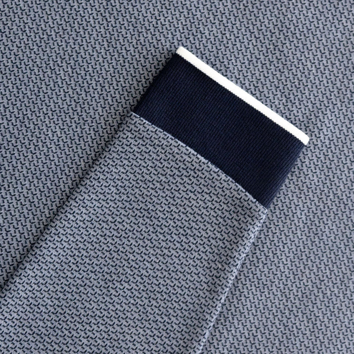 Mineral Leroy Long Sleeved Polo Shirt - Blue