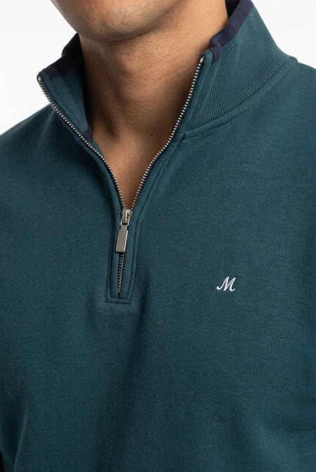 Mineral Rey 1/4 Zip - Avacado - jjdonnelly