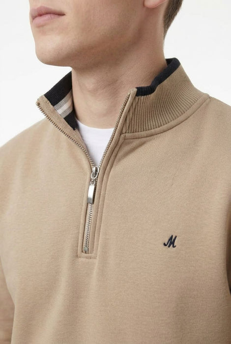 Mineral Rey 1/4 Zip - Light Stone - jjdonnelly