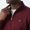 Mineral Rey 1/4 Zip - Dark Burgundy - jjdonnelly