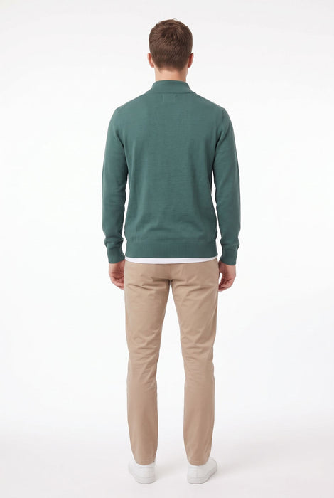 Mineral Altis 1/4 Zip Knitwear - Seamoss