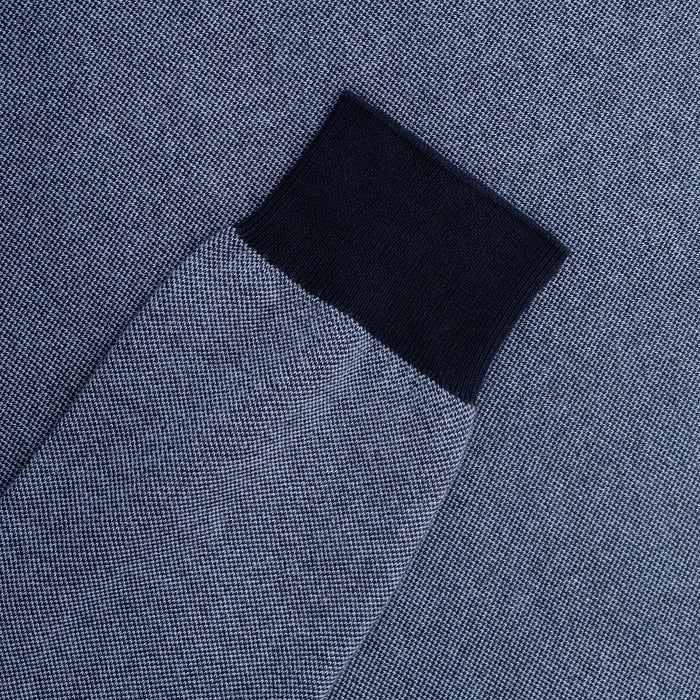 Mineral River 1/4 Zip Knitwear - Light Blue