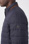 Mineral Samoa Quilted Jacket - Navy - jjdonnelly