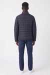 Mineral Samoa Quilted Jacket - Navy - jjdonnelly