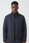 Mineral Samoa Quilted Jacket - Navy - jjdonnelly