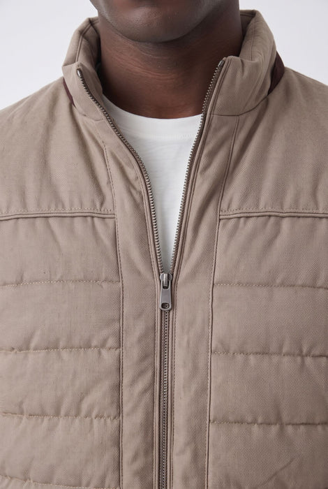 Mineral Samoa Quilted Jacket - Stone