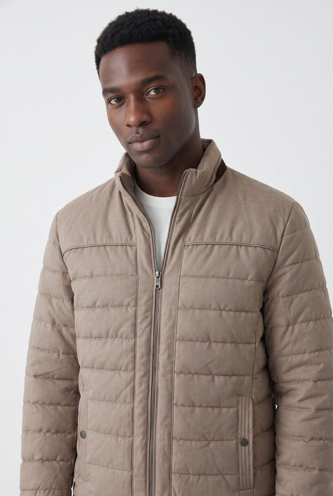 Mineral Samoa Quilted Jacket - Stone