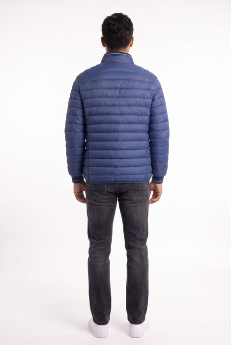 Mineral Ticket Puffer Jacket - Dark Denim - jjdonnelly