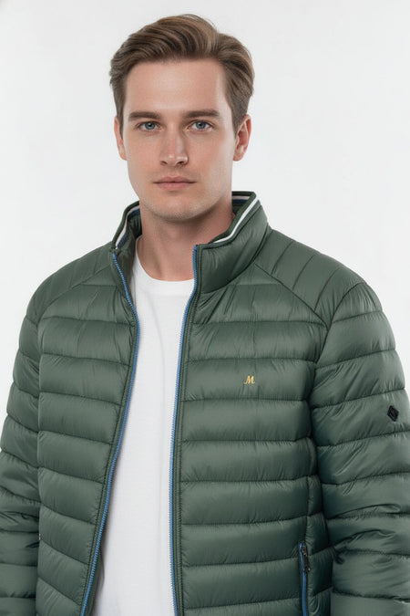 Mineral Ticket Puffer Jacket- Pacific Green - jjdonnelly