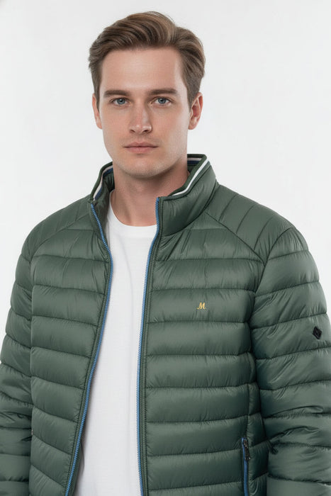 Mineral Ticket Puffer Jacket- Pacific Green - jjdonnelly