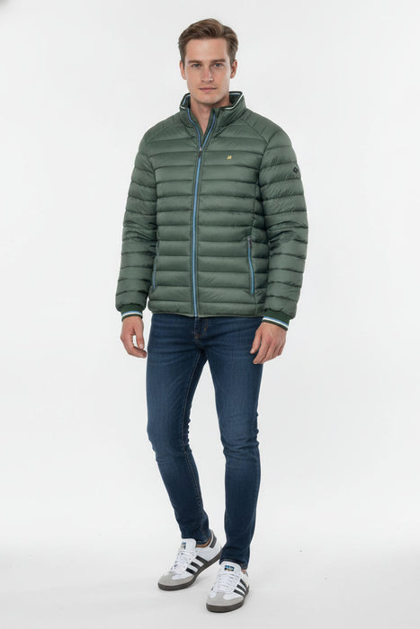 Mineral Ticket Puffer Jacket- Pacific Green - jjdonnelly