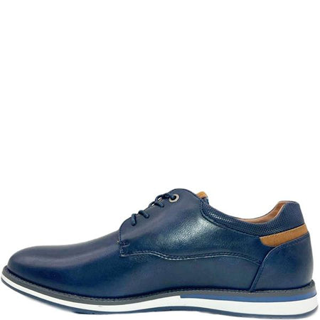 Ninety 78 Mens Lace Casual Shoe - Navy - jjdonnelly