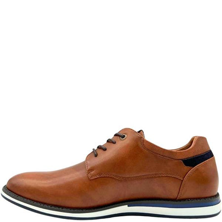 Ninety 78 Mens Lace Casual Shoe - Tan - jjdonnelly