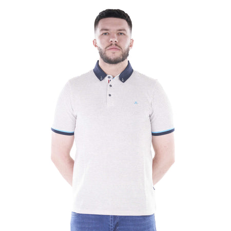 Mineral Raxis Polo Shirt - Off White - jjdonnelly