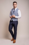 Cavani Baresi 3 Piece Suit - Navy - jjdonnelly