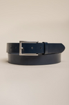 Cavani BT05 Leather Belt - Navy - jjdonnelly