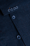 Cavani Carnegi Check Tweed Blazer - Blue - jjdonnelly