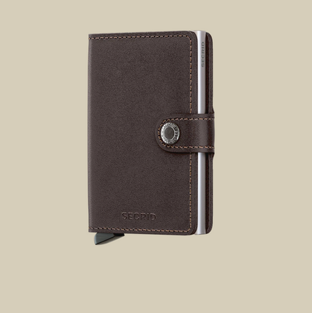 Secrid Mini Wallet Original Dark Brown - jjdonnelly