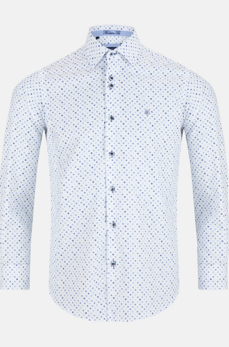 Benetti Amur Modern Fit Shirt - Blue - jjdonnelly