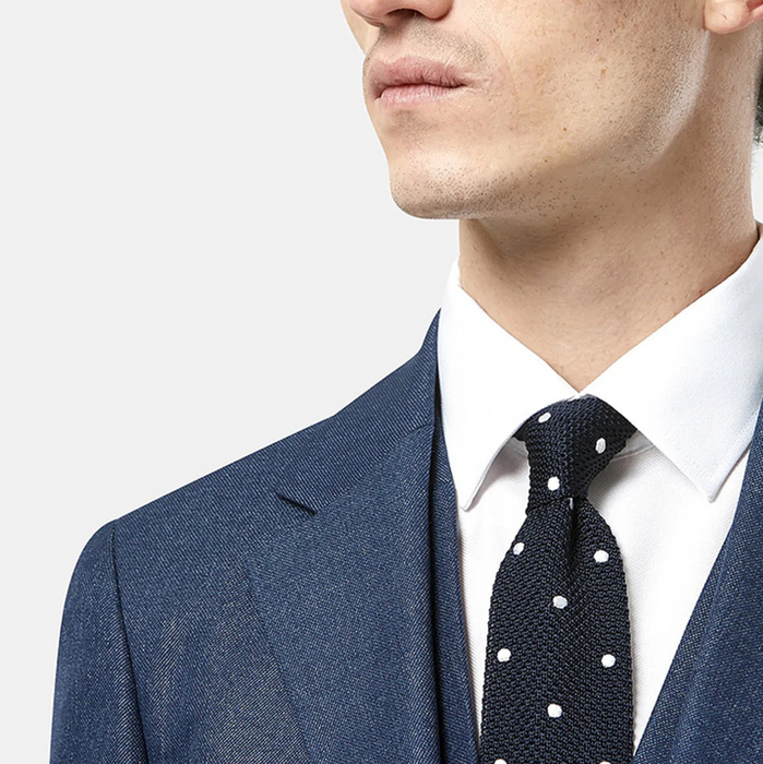 Benetti Ben Tailored Fit 3 Piece Suit - Navy - jjdonnelly