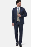 Benetti Oslo Check 3 Piece Suit - Coffee - jjdonnelly
