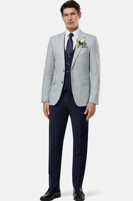 Benetti Phillip Tailored Fit Blazer - Silver