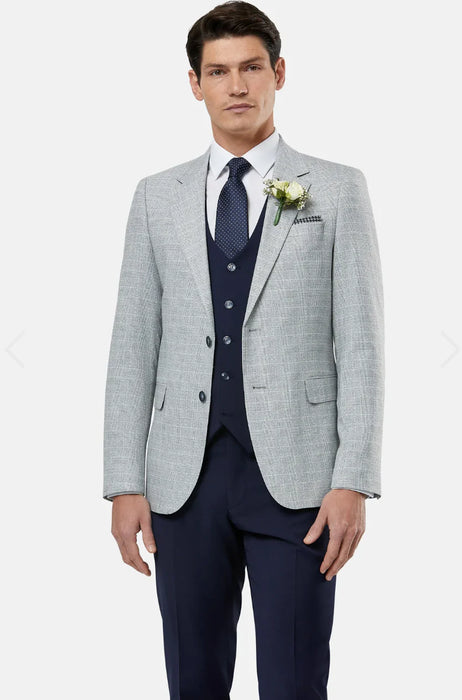 Benetti Phillip Tailored Fit Blazer - Silver