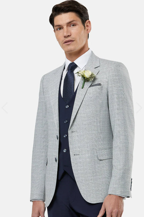 Benetti Phillip Tailored Fit Blazer - Silver