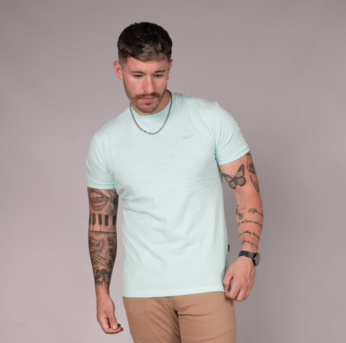 Mineral Glock T-Shirt - Sea Foam - jjdonnelly