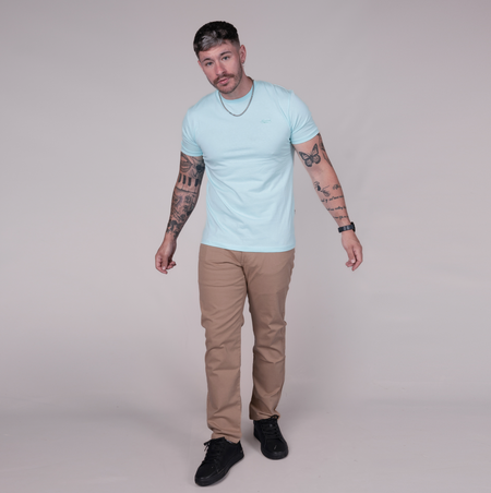 Mineral Glock T-Shirt - Sea Foam - jjdonnelly